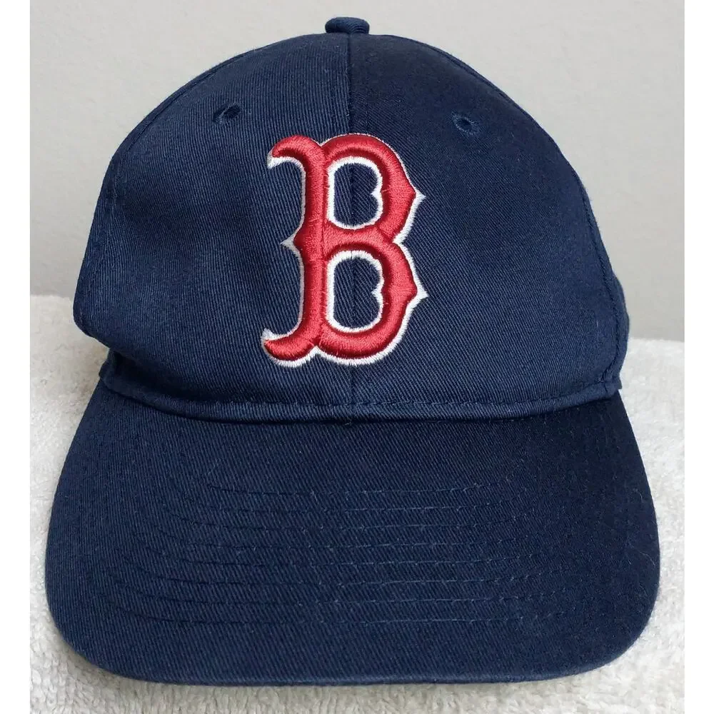 Boston Red Sox Strap Back Adjustable Baseball Cap Hat. Youth. Dark blue
